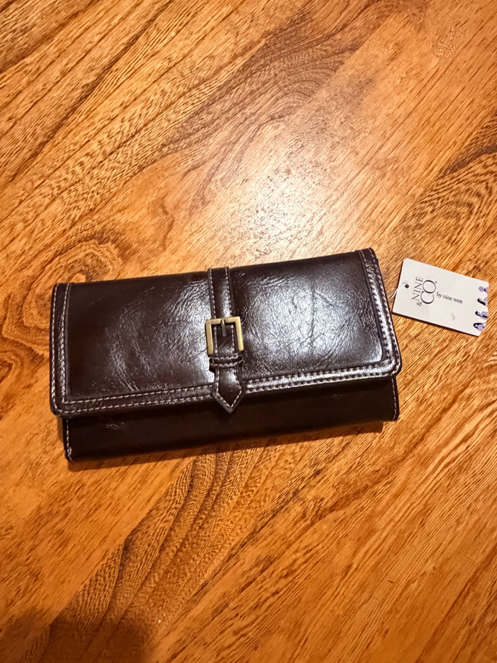 Brown leather wallet